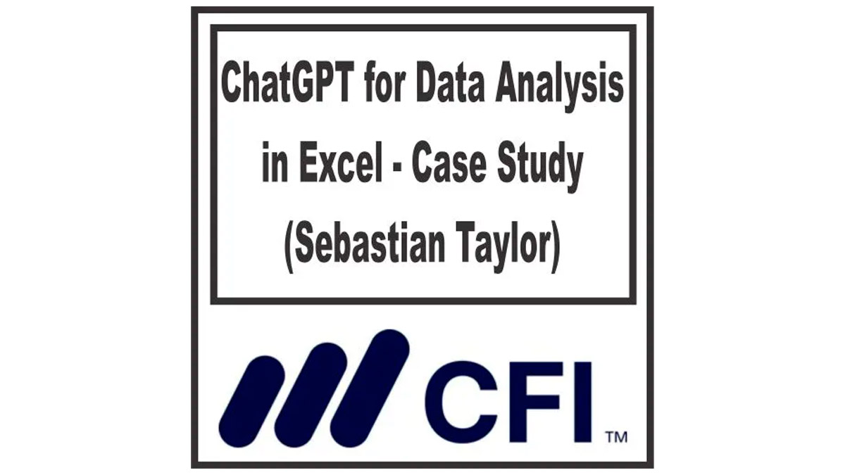 ChatGPT for Data Analysis in Excel